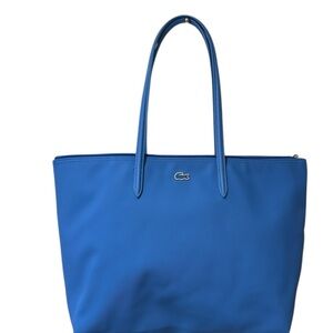 Lacoste Royal Blue Tote with Slim Handles